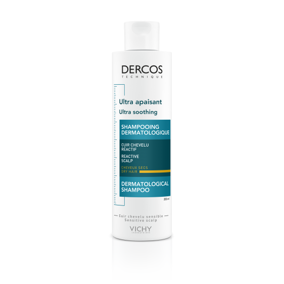 Dercos Ultra Soothing Shampoo Dry Hair 200ml, Vichy
