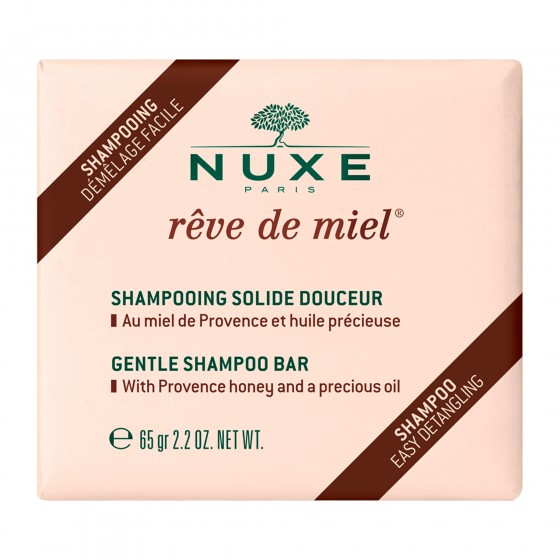 Rêve de Miel Smooth Solid Shampoo 65g, Nuxe
