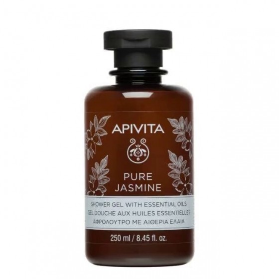 Apivita Pure Jasmine Shower Gel With Essential Oils Ecopack 250ml