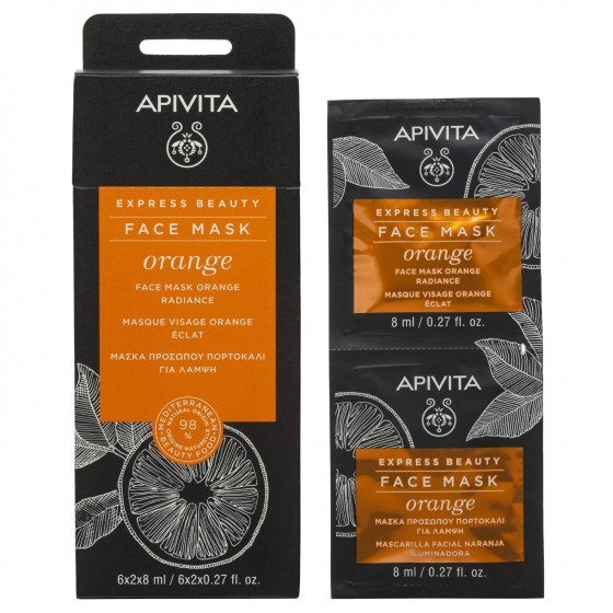 Apivita Express Beauty Orange Lighting Mask 2x8ml