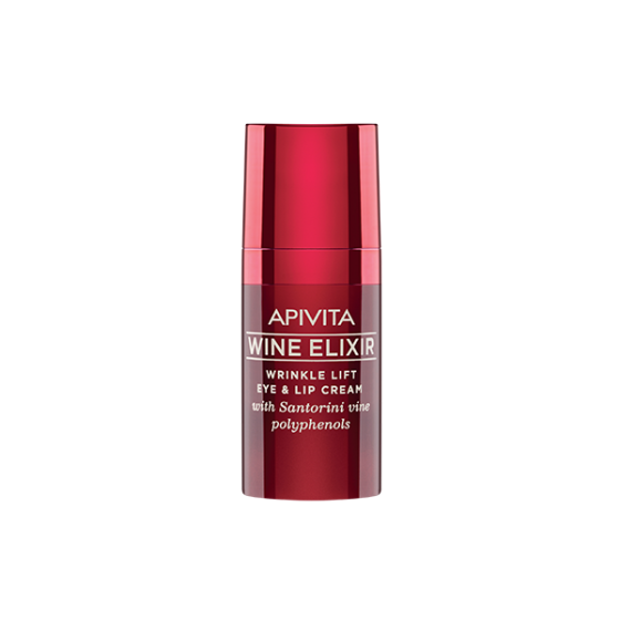 Apivita Wine Elixir Creme De Olhos & Lábios Antirrugas Com Efeito Lifting 15ml