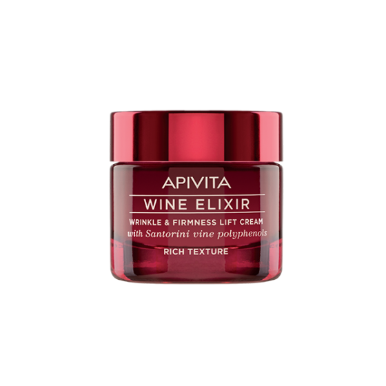 Apivita Wine Elixir Cream Anti-Wrinkle & Firming With Lifting Effect Rich Texture 50ml