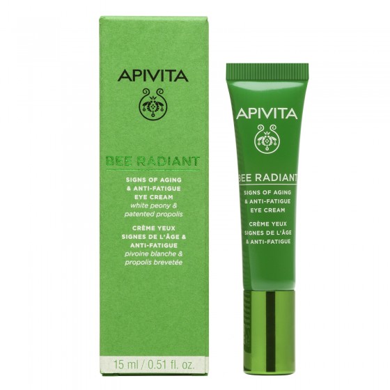 Apivita Bee Radiant Eye Cream Signs Of Aging & Anti-fatigue 15ml