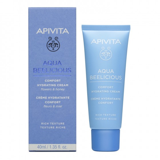 Apivita Aqua Beelicious Moisturizing Comfort Cream Rich Texture 40ml