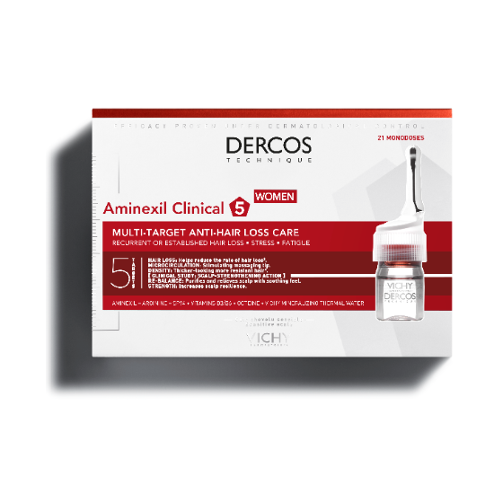 Dercos Aminexil Clinical 5 21 Unidades - Mulher 6ml, Vichy