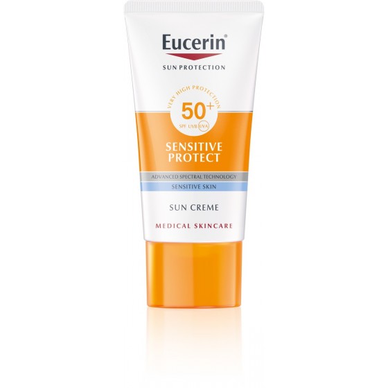 Eucerin Sensitive Protect Creme Solar Rosto FPS 50+ 50ml