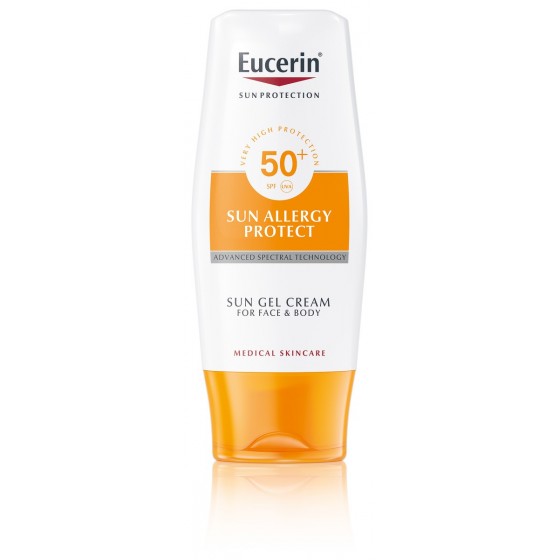 Eucerin Creme-Gel Solar Proteção Alergias FPS 50   150ml
